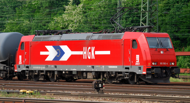 185 582-4, HGK,aufgenommen am 29.05.12, in Treuchtlingen.