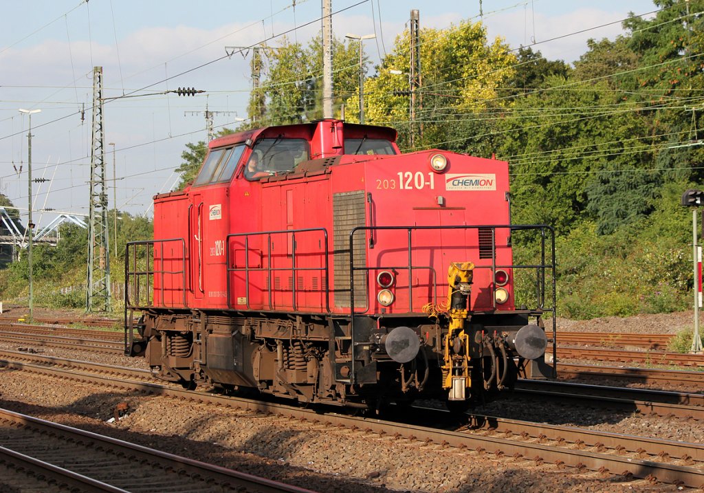 203 120-1 Lz in Köln West am 05.09.2012