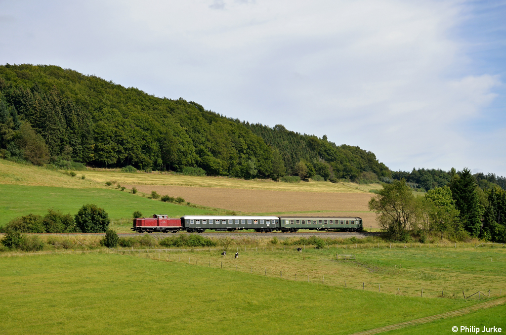 212 133-3 als DPN 20992 von Korbach nach Brilon Stadt am 02.09.2012 in Bmighausen.