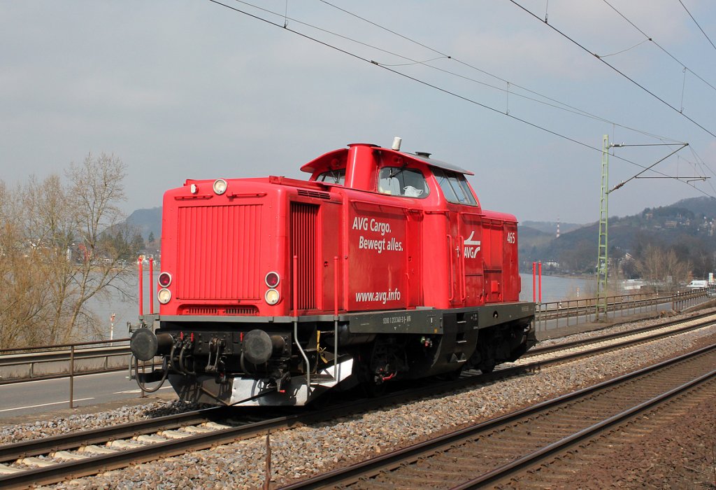 213 340-3 der AVG Lz bei Dattenberg am 22.03.2013