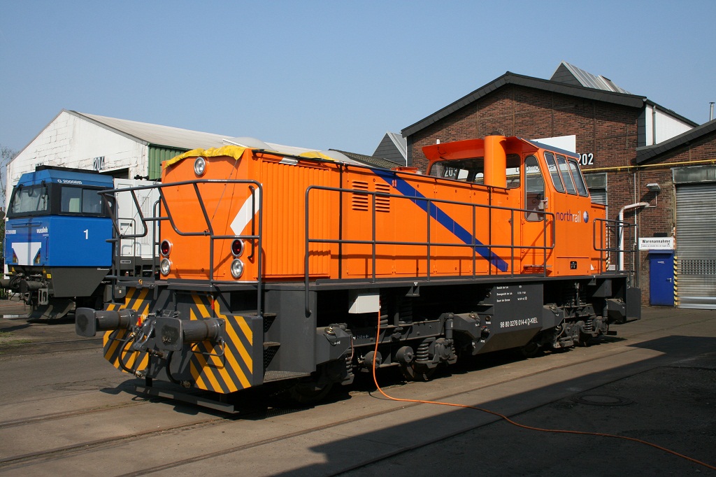 276 014 von Northrail am 30.04.2011 in Moers.