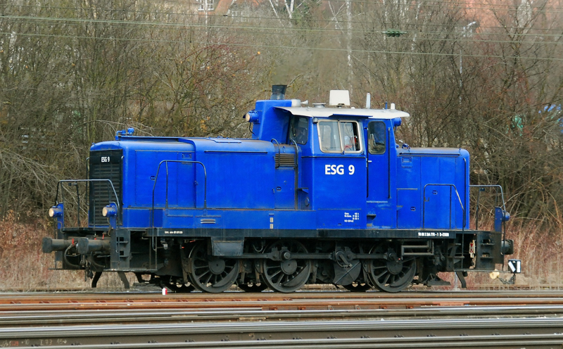 364 178-1, ESG 9, aufgenommen beim Umsetzen im Bahnhof Treuchtlingen am 19.03.11.