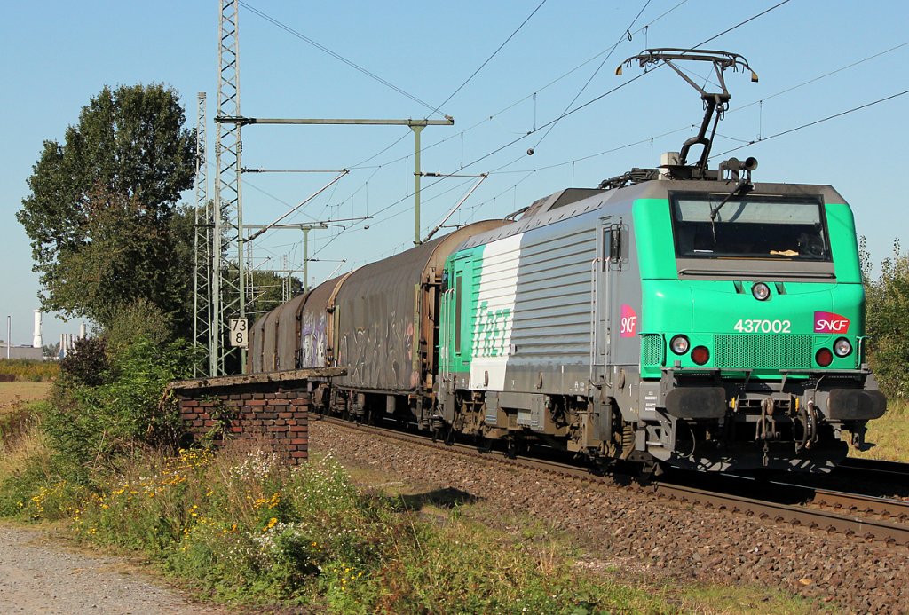 437002 der SNCF/FRET in Porz Wahn am 01.10.2011