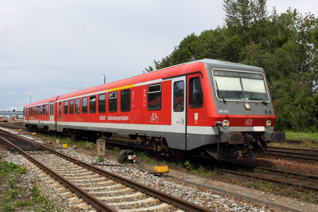 Der 928 556 in Mühldorf am 02,08,10