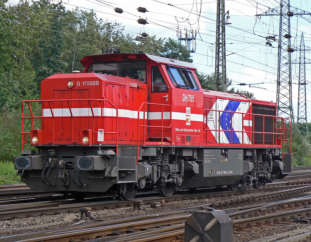 DH705 verlässt Gremberg als Lz am 24.08.2010