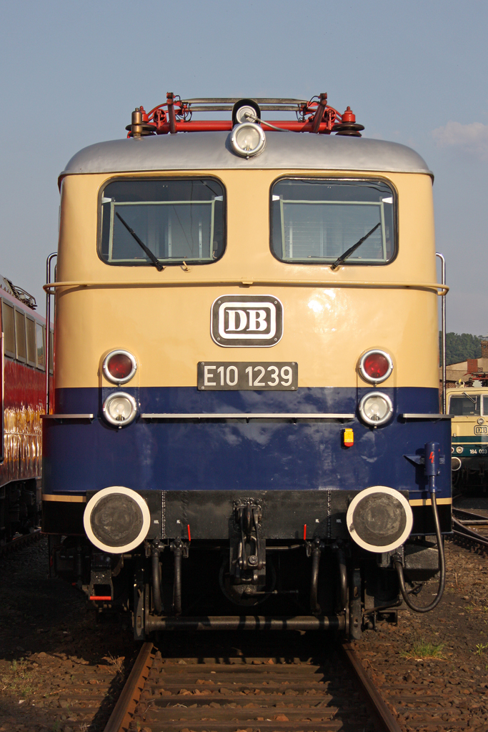 Die E10 1239 im DB Museum Koblenz Lützel am 21,05,11