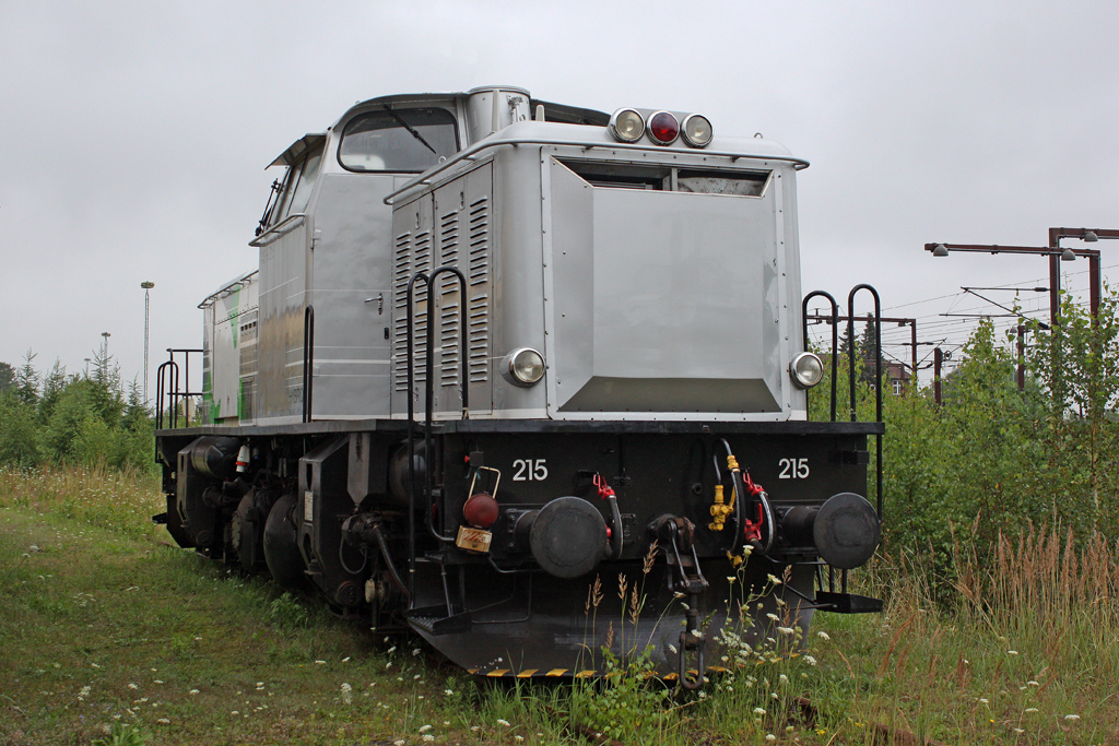 Die T43 215 in Padborg am 05,08,11
