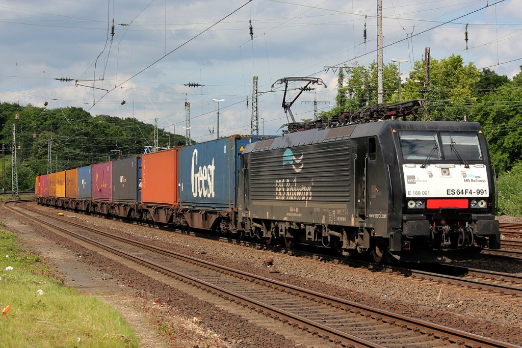 E189 091 / ES 64 F4-991 in Kln West am 17.06.2012