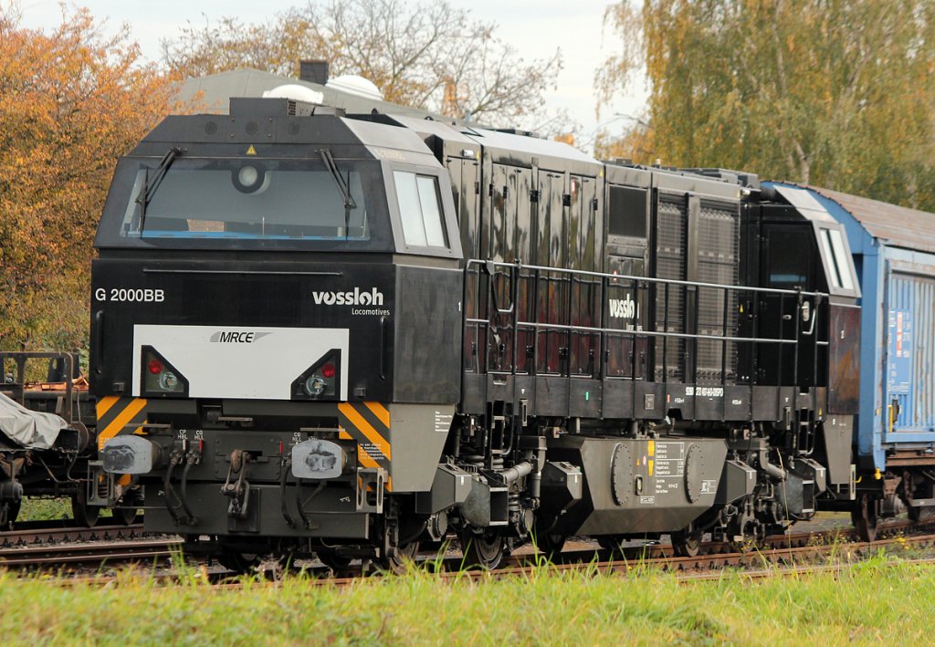 Eine ex-Rurtalbahn G2000BB in Brühl Vochem am 29.10.2011