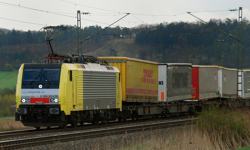 ES 64 F4-024, aufgenommen am 21.04.12, bei Treuchtlingen.