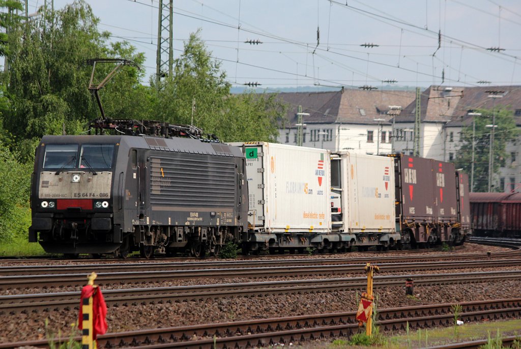 ES 64 F4-086 / 189 986 in Koblenz Ltzel am 02.06.2012