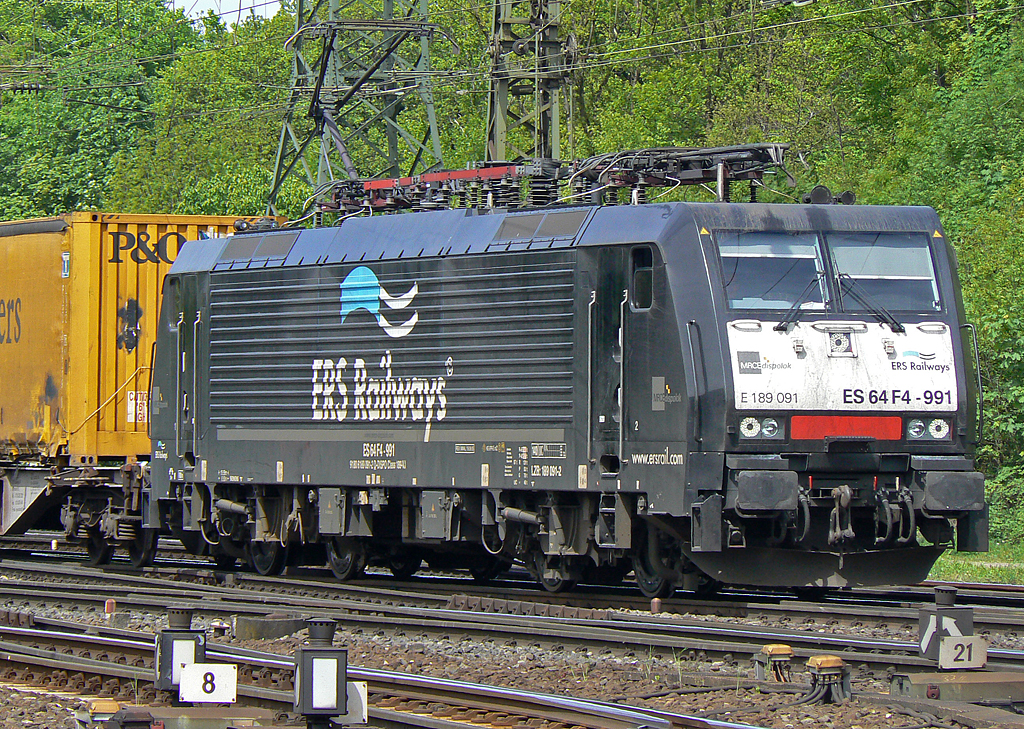 ES 64 F4-091 / E189 0991 der ERS Railways in Gremberg am 05.05.2010