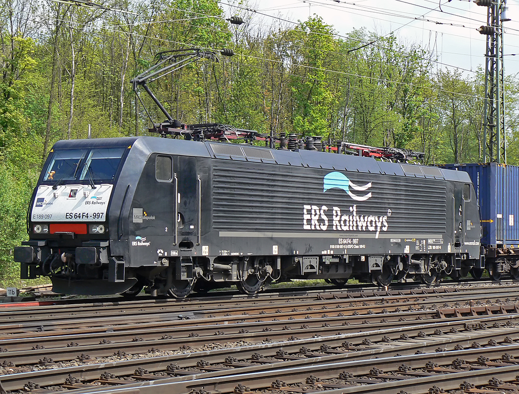 ES 64 F4-097 / E189 997 der ERS Railways in Gremberg am 27.04.2010