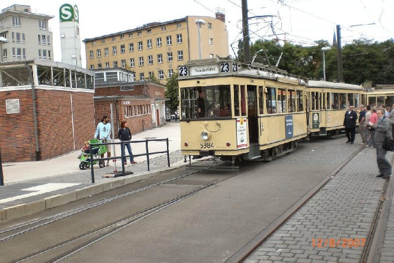 Hist. Bahnen am Nordbahnhof Berlin, 1997