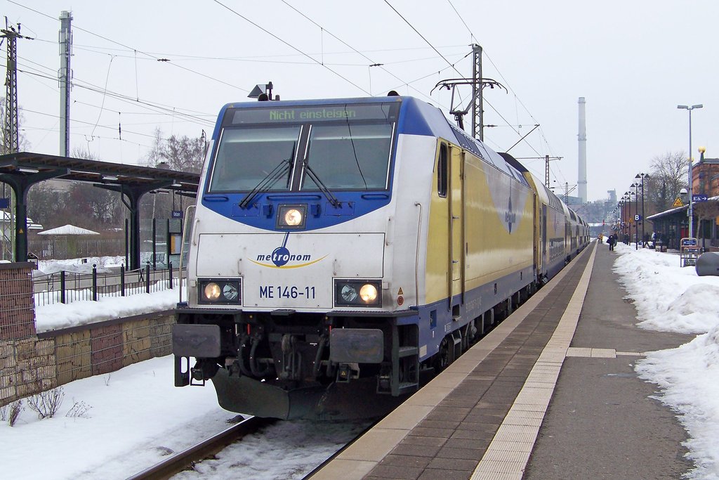 ME 146-11 steht in Uelzen (06.02.10)