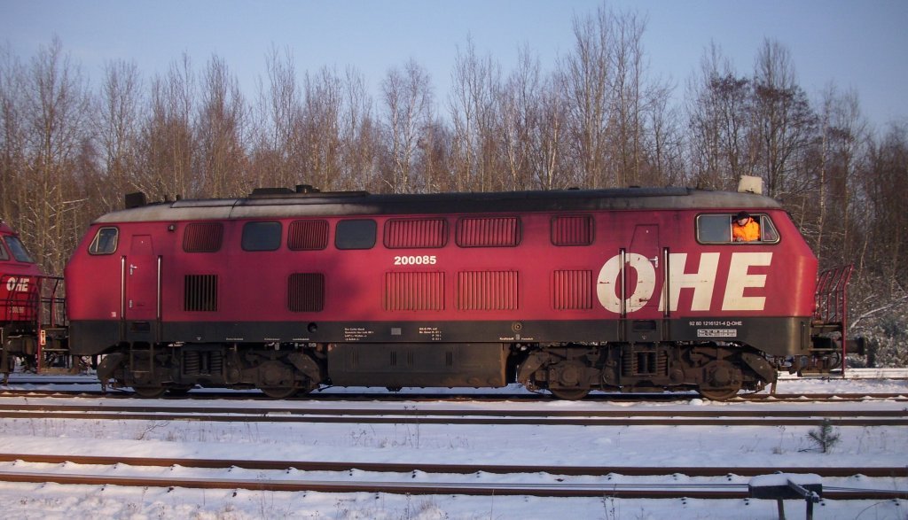 OHE 200085 von der Seite. (19.12.09)