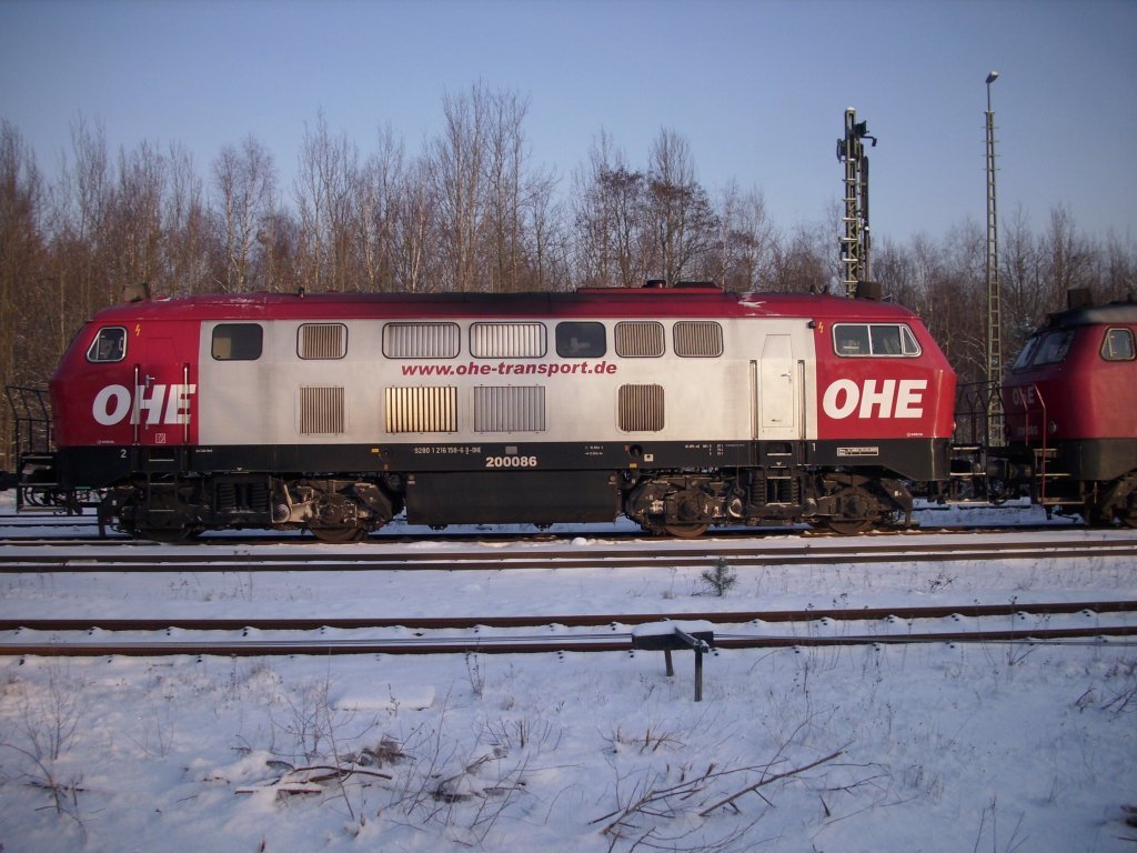 OHE 200086 von der Seite. (19.12.09)