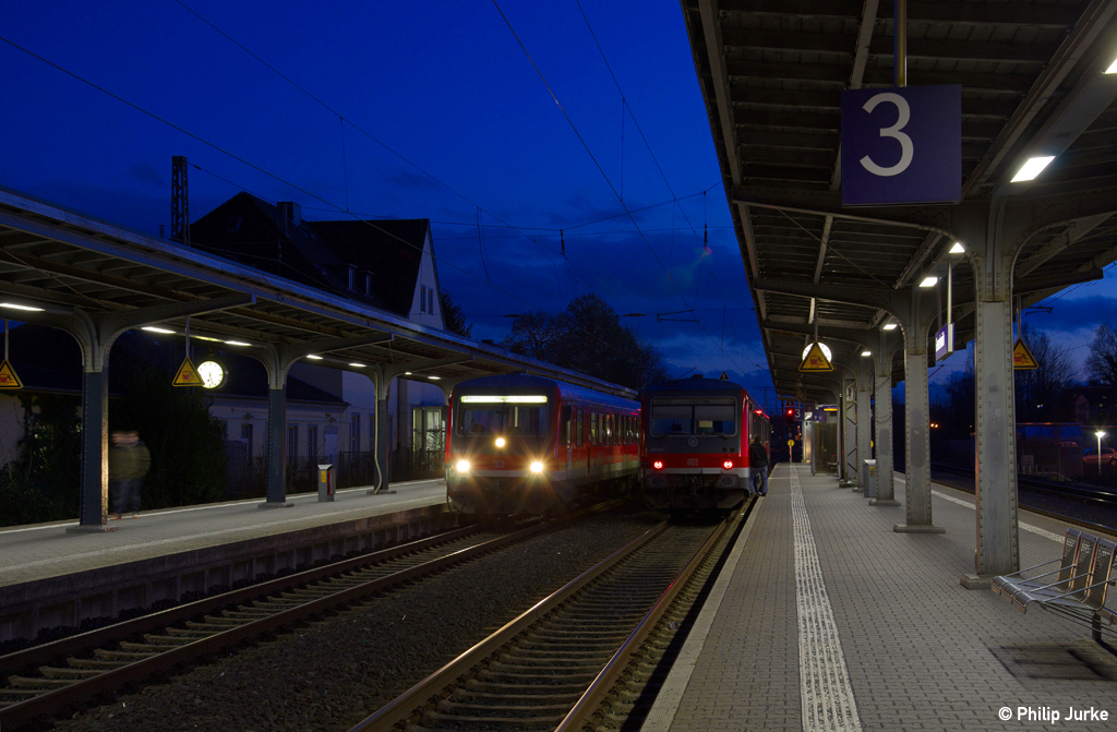 928 534-6 als RB 11170 (Horrem - Neuss Hbf) am 16.02.2014 in Grevenbroich.