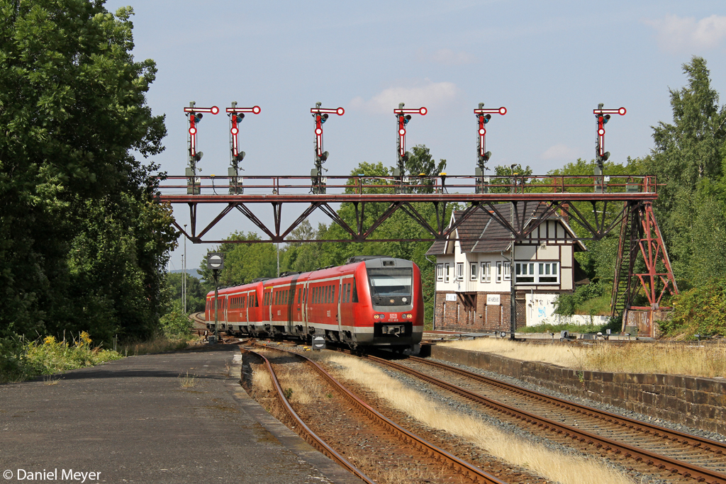 Der 612 662 und 612 660 in Bad Harzburg am 24.08.2013