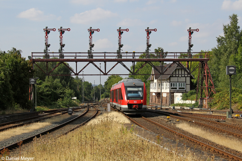 Der 648 755 in Bad Harzburg am 24.08.2013