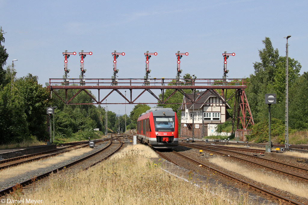Der 648 758 in Bad Harzburg am 24.08.2013