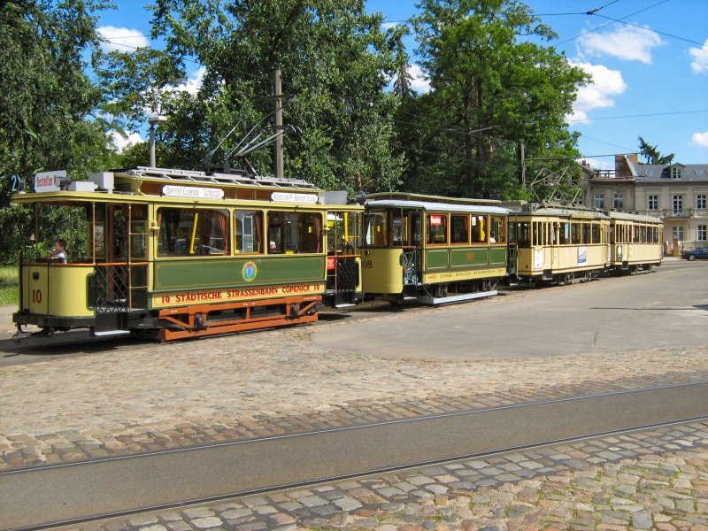 Hist. Bahnen in Alt-Schm�ckwitz, Sommer 2009