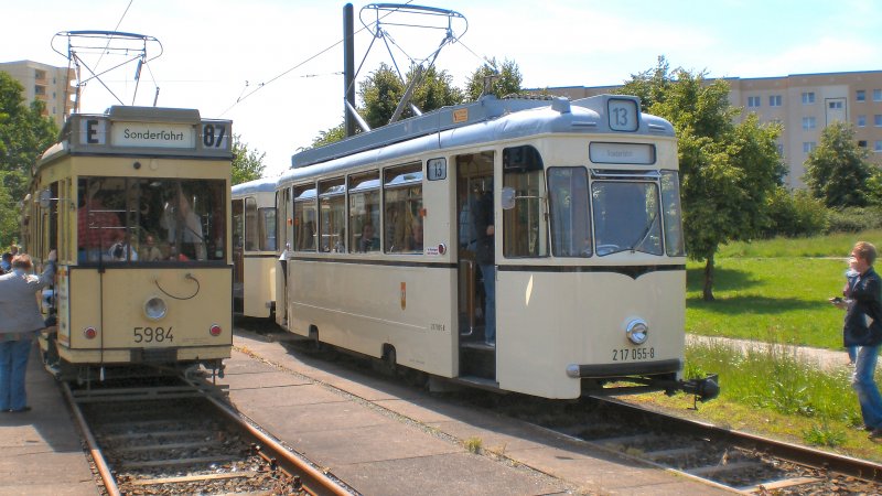 In der Schleife Wuhletalstrasse in Berlin-Marzahn, 14.6.2009