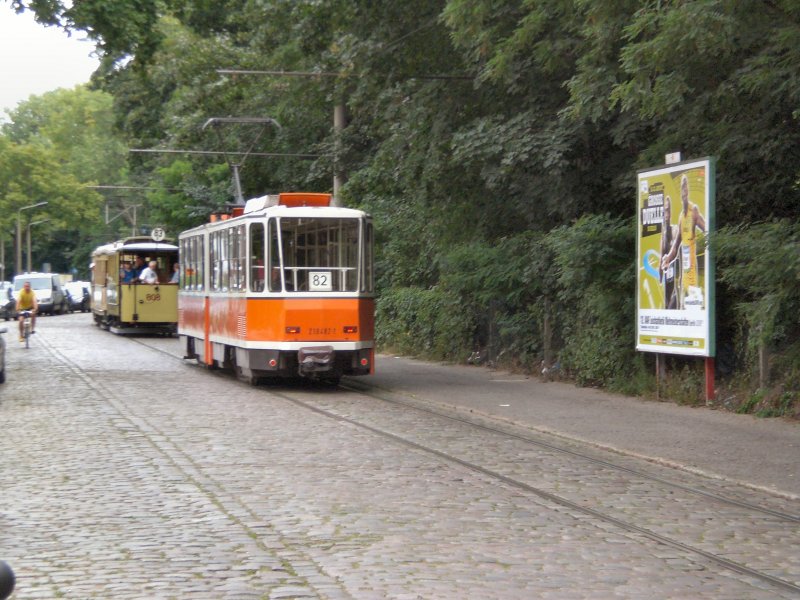 KT4D (Tw 422) in der Schleife Hirtestrasse am S-Bhf K�penick, Berlin 9. August 2009