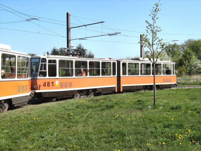 KT4D - Wagen 481 in Frz. Buchholz, 19.4.2009