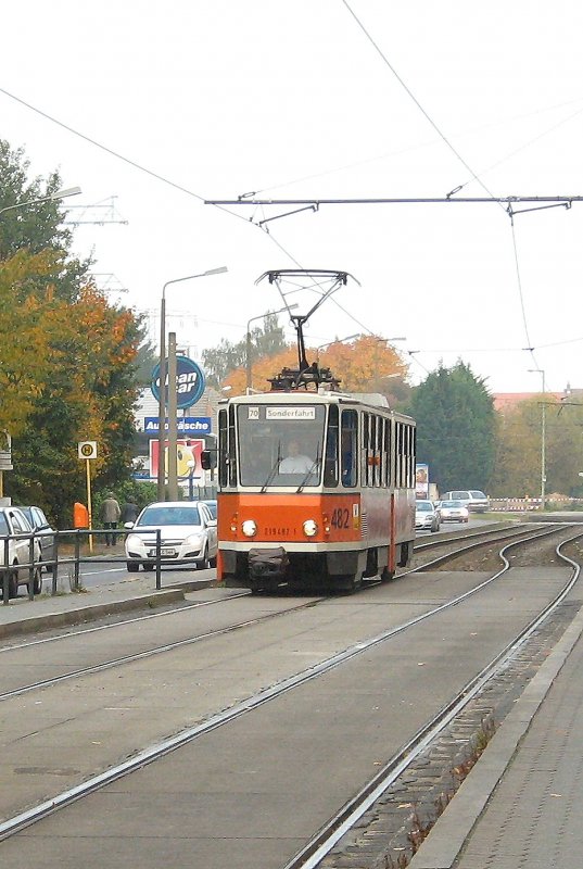 TATRA KZ4D  482 BVG in Berlin, Am Steinberg - 12.10.2008