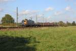 EG 3106 mit einem Gterzug Richtung Sden am 13.10.12 in Wrist 