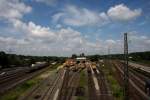 Der Betriebshof und Furhpark der DBH in Duisburg am 03.08.2010