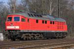 Die DB 232 553-8 in Duisburg am 04.03.2011