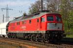 Railion DB Logistics 232 906-8 bei der Durchfahrt in Lintorf am 23.04.2010