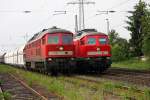 DB 232er Treffen in Lintorf. Hier die 232 553-8 und 232 469-7 am 27.02.2010