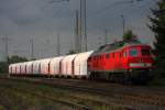Die 232 388-9 in Lintorf im Gegengleis am 01.09.2010