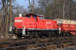 Die 294 782-8 auf dem Weg nach Duisburg Hochfeld. Aufgenommen am 04.03.2011.

