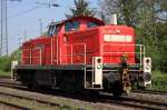 Die 294 897-4 der Railion DB Logistics in Lintorf am 19.04.2011