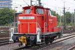 Die 363 350-3 abgestellt in Hannover Hbf, am 25,08,09