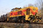 Die E&H mit Ihrer 533 in Duisburg am 04.03.2011