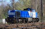 Die Duisport Rail 275 631-0 in Duisburg Neudorf am 02.04.2011