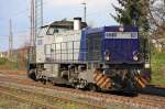 Die RBH 831 auf dem Weg durch Lintorf am 06.04.2011