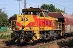 Die 543 der E&H auf ihrem Weg durch Lintorf. Aufgenommen am 02.06.2011