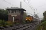 Lok 544 von EH am 5.10.12 am Abzweig Tiefenbroich