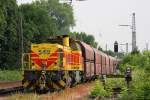 Die MAK1206 Eisenbahn und Hfen 549  in Lintrof im Gegengleis am 22.06.2010
