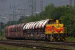 Die MAK1206 - 546 der E&H bei der Durchfahrt in Lintorf am 02.08.2010