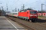 120 145-8 mit dem IC 2047 nach leipzig am 9.3.12 in Kln Messe/Deutz