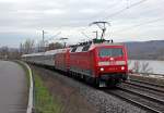 120 156-5 & 101 139-4 am EN420 nach Köln Hbf bei Leubsdorf am 14.04.2013