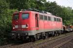 Die DB Cargo 139 262-0 auf dem Stck zwischen Tiefenbroich und Lintorf am 09.06.2010