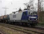 Die 143 041-2 der RBH in Lintof am 31.03.2011